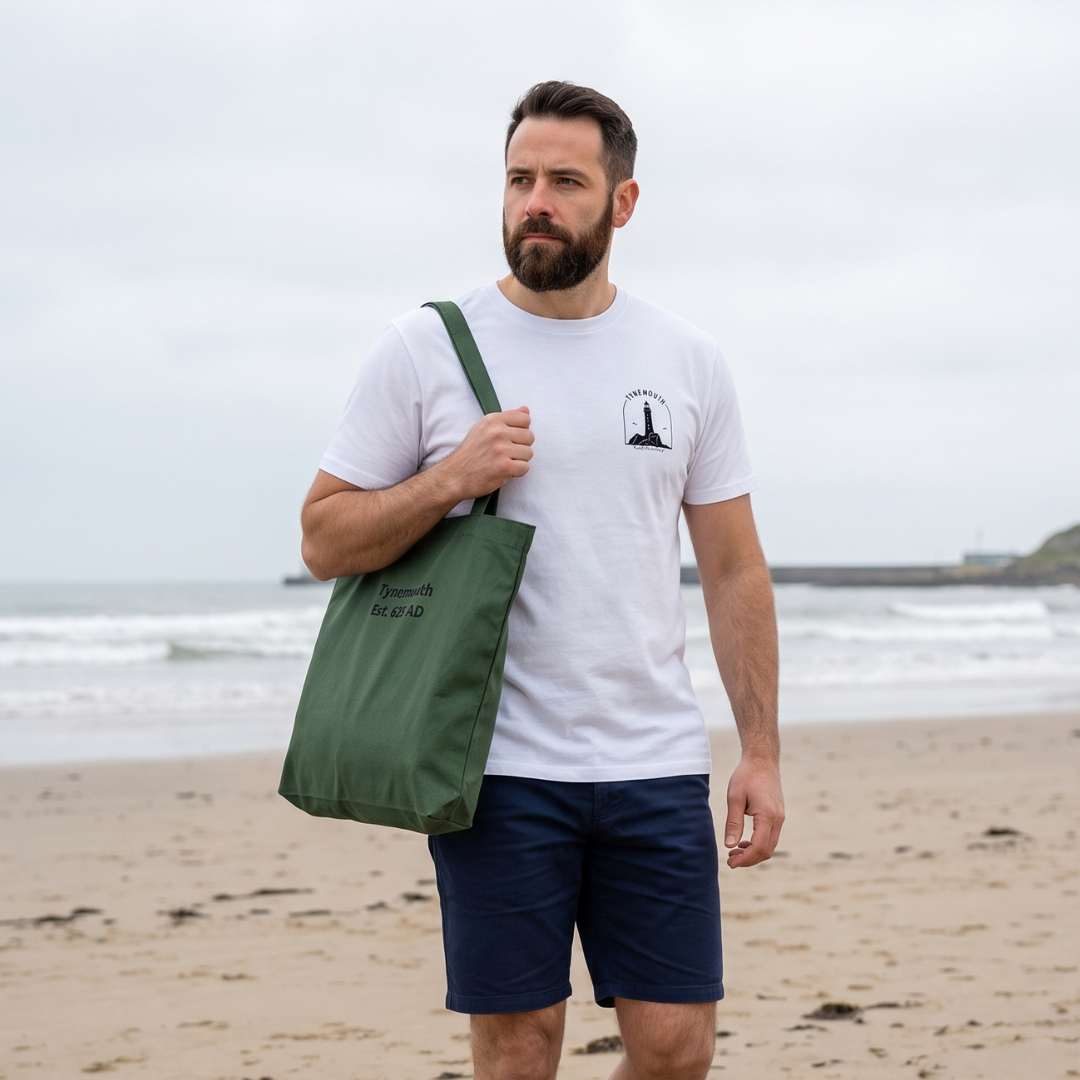 Tynemouth Est. 625 AD Tote Bag